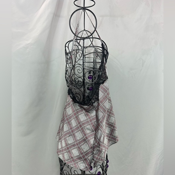 Victoria's Secret silky plaid cami size L - Picture 4 of 9